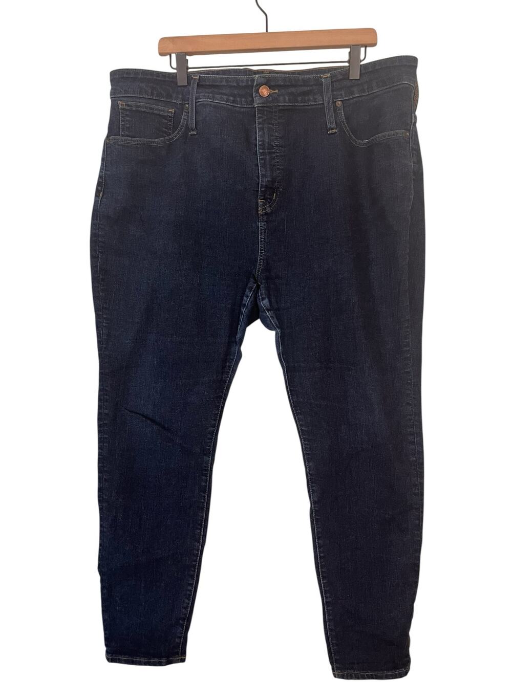 Madewell Womens Curvy High Rise Skinny Jean Lucille Wash Size 35P H6388